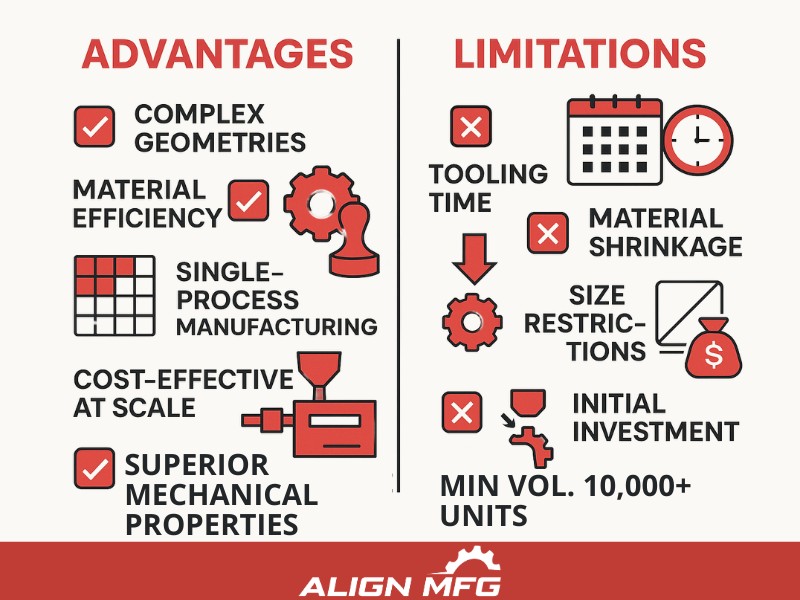Metal Injection Molding Advantages and Limitations - Align MFG