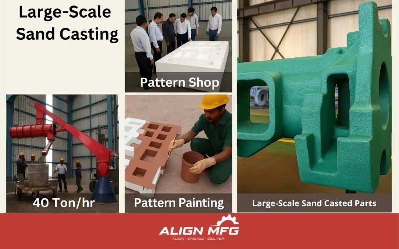 large scale sand casting projects with Align MFG